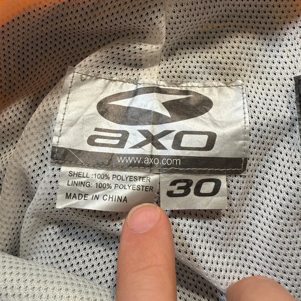 AXO Motocross Racing Pants Mens 30 Blue Black Padded MX Dirt Bike Gear